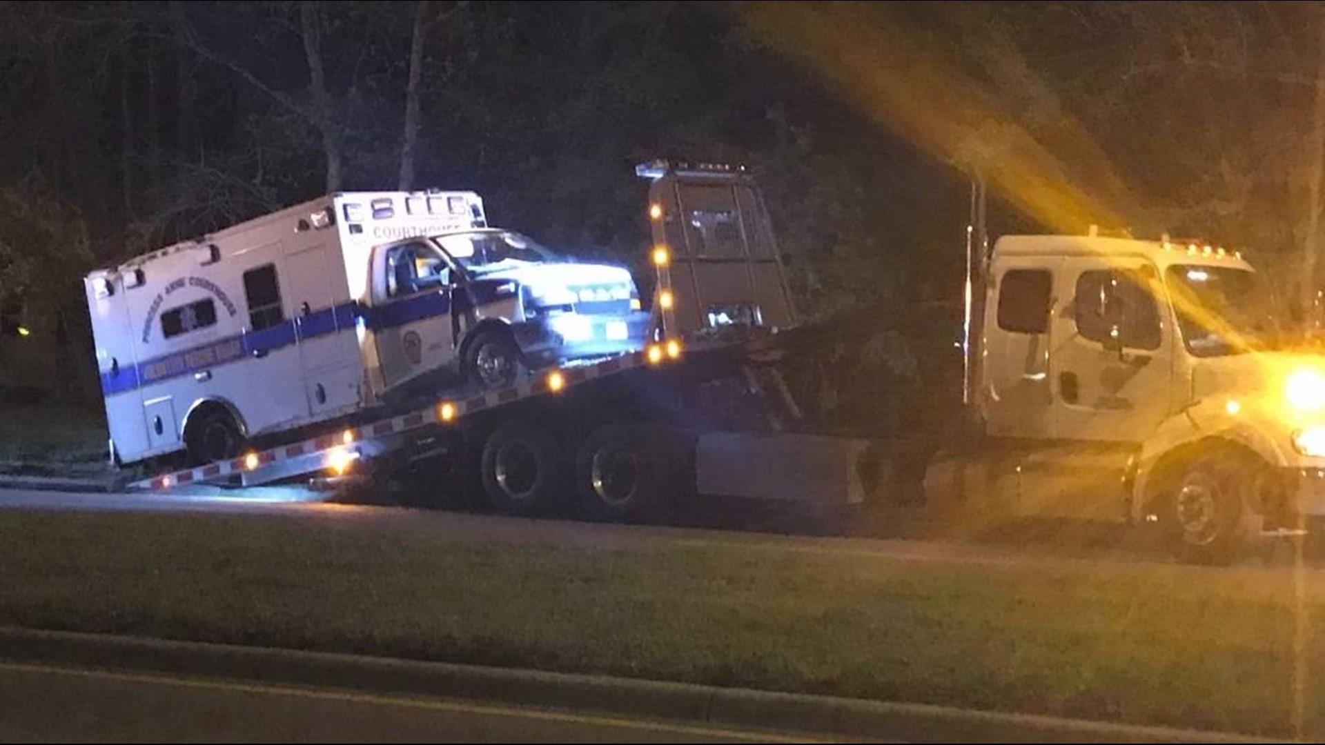 Stolen Ambulance Crashed In Virginia Beach Suspect In Custody