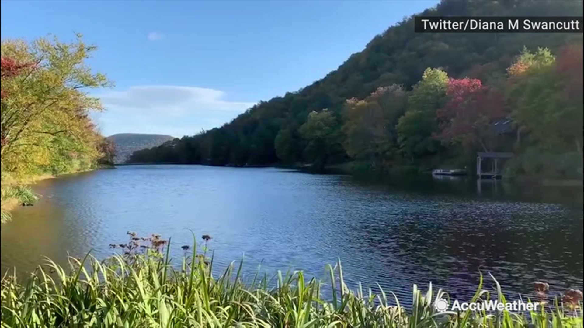 Just take a moment and take in this beautiful, peaceful scene at a lake in Phoenicia, New York, from Oct. 15.