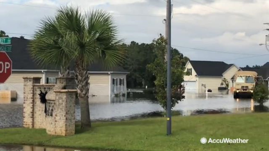 Residents of Conway, South Carolina, react to rising 