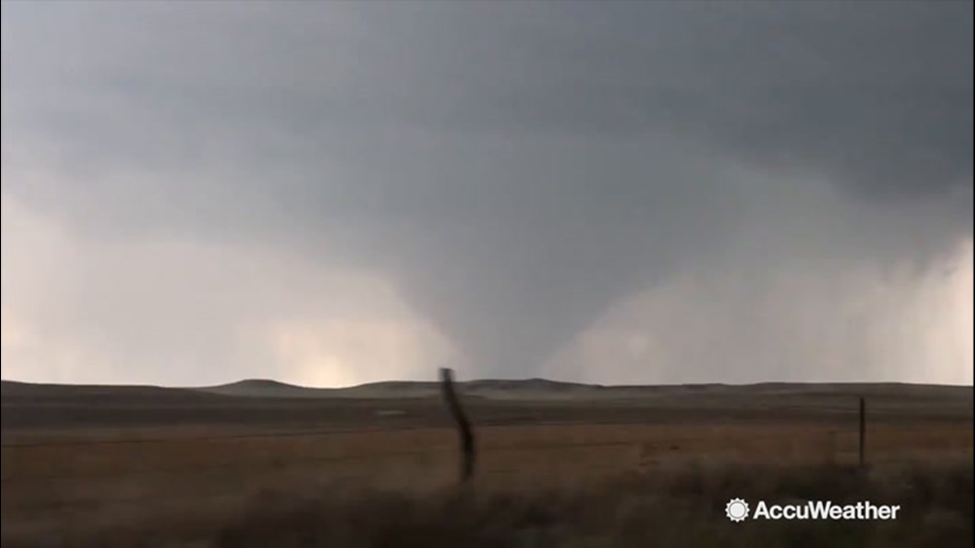 AccuWeather's Reed Timmer came into contact with a 'massive' wedge tornado in Jay Em, Wyoming, on Sept. 10.