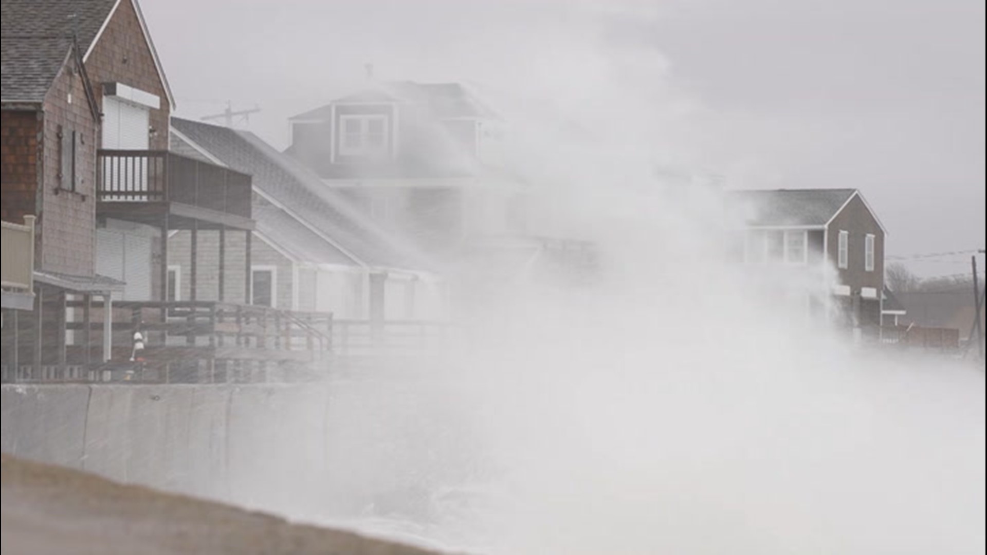 While snow has gotten most of the attention from this week's nor'easter, strong winds and coastal flooding have wreaked havoc in coastal areas from New Jersey all the way to Maine.