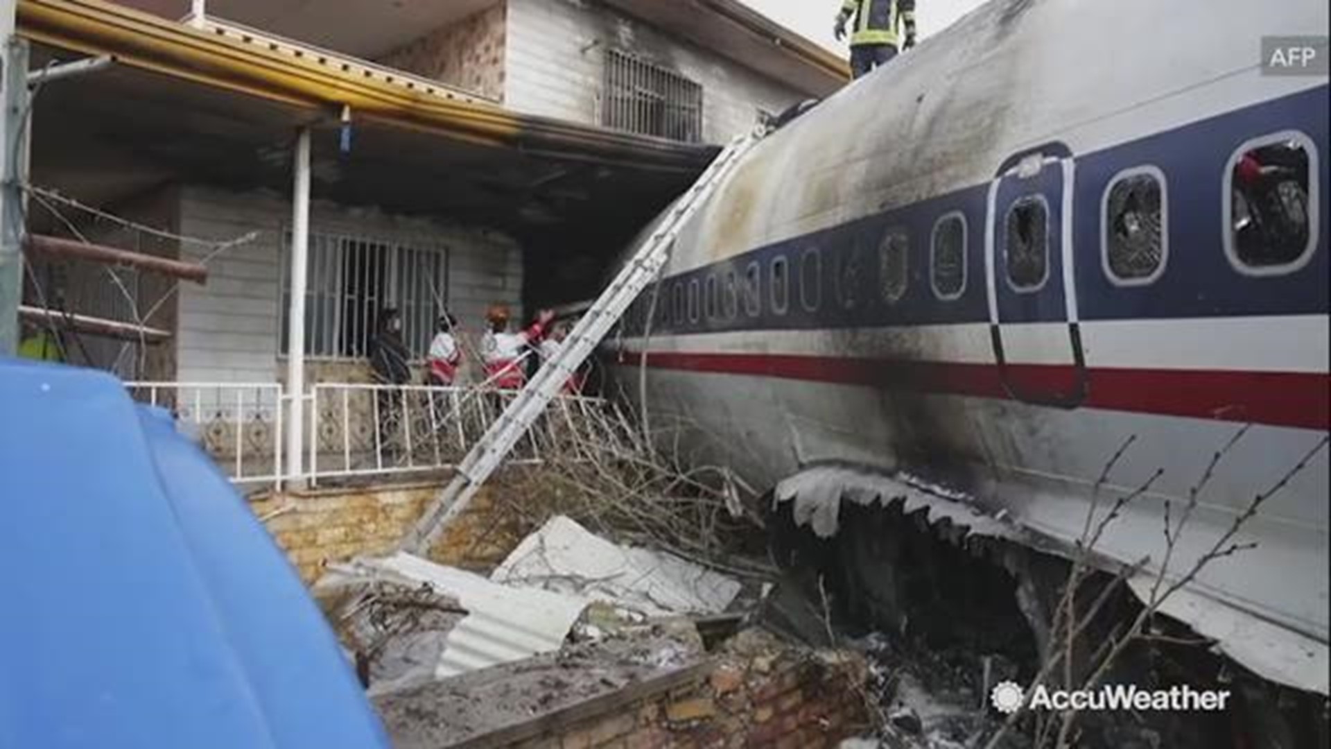 A Boeing 707 cargo plane crashed just west of Tehran, Iran, amid severe weather conditions on Monday morning local time, according to Iranian state TV. Iranian emergency management official told state TV that 16 people were on board the plane when it cras