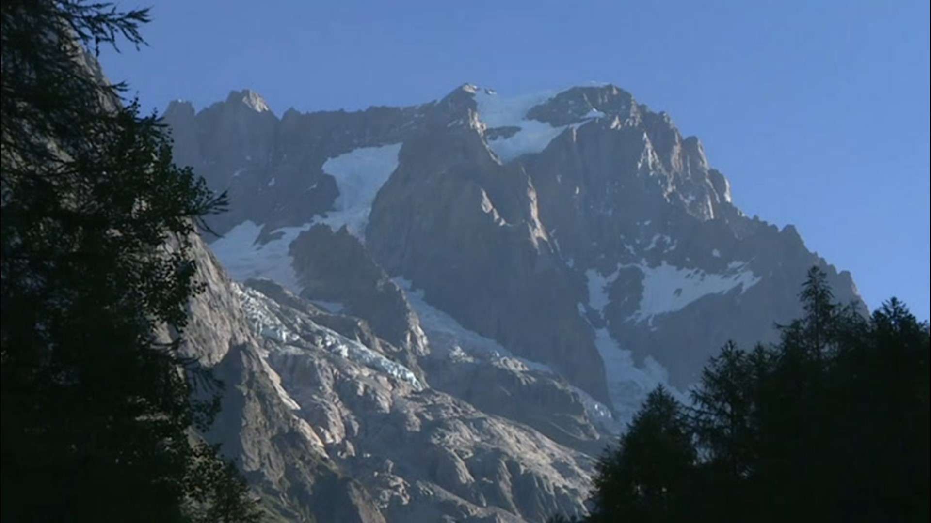 Located on Italy's Mont Blanc, the Planpincieux glacier was at risk for collapse on Aug. 7, due to warm conditions, posing a threat to homes and other property on the mountain.