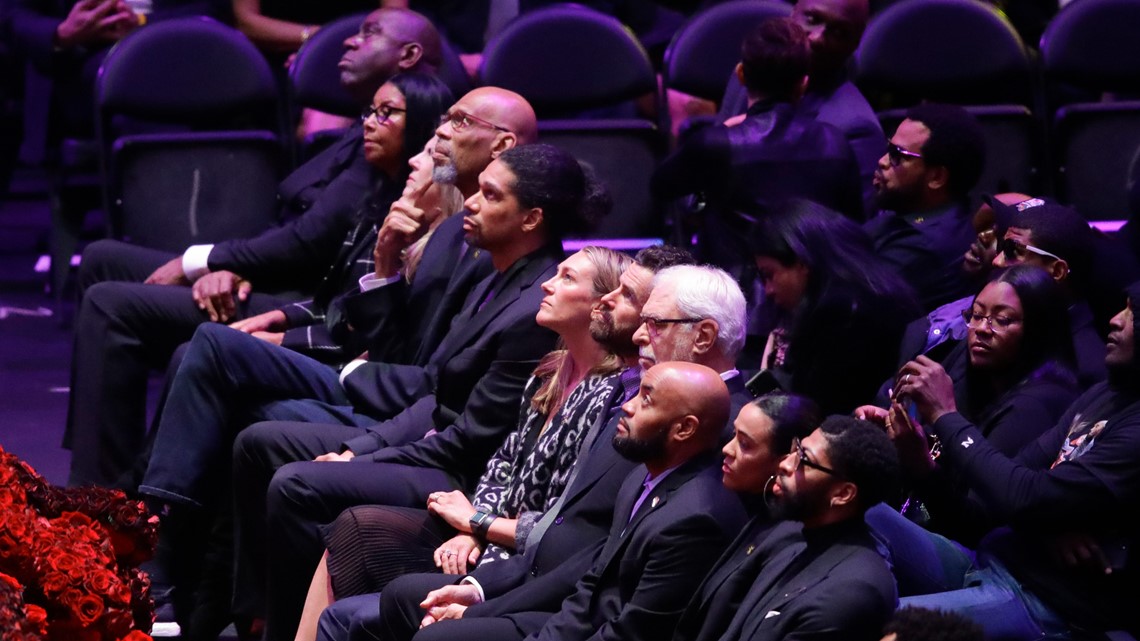 Los Angeles honors Kobe, Gianna Bryant with public memorial