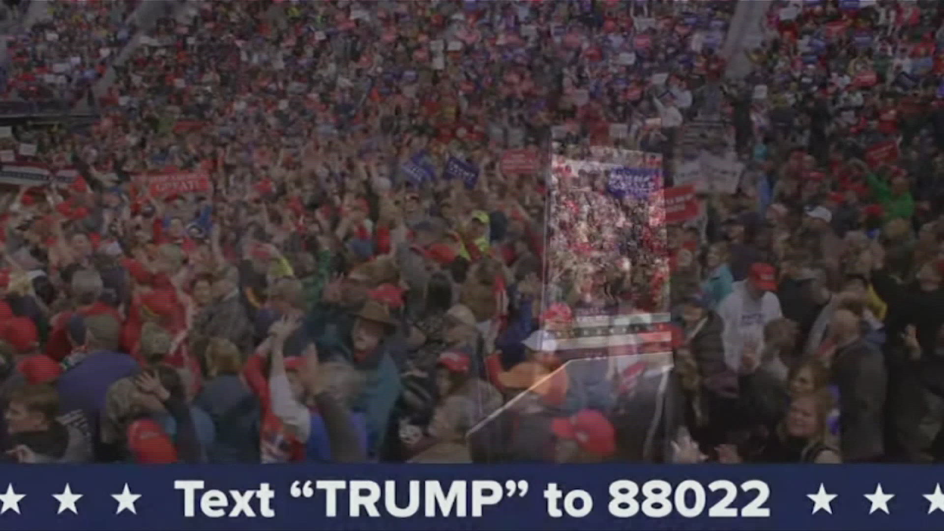 The ad includes supporters at his rallies with his voice from speeches playing under video, promising to "Make America Great Again."