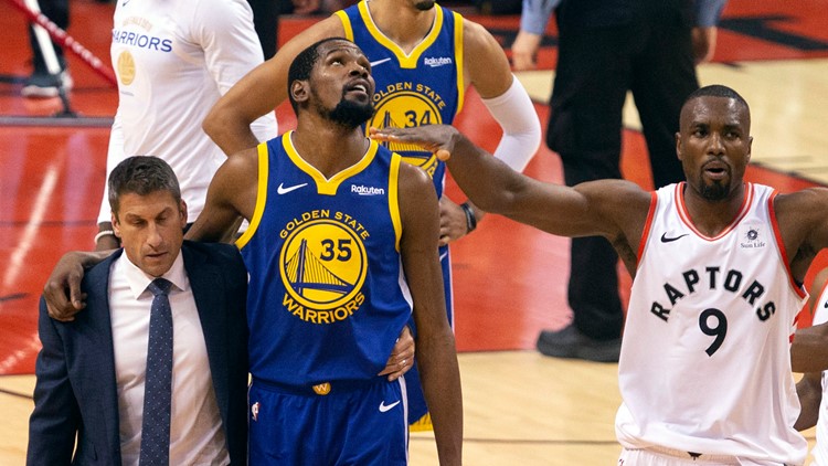 Kevin Durant offers update on calf injury with   live stream