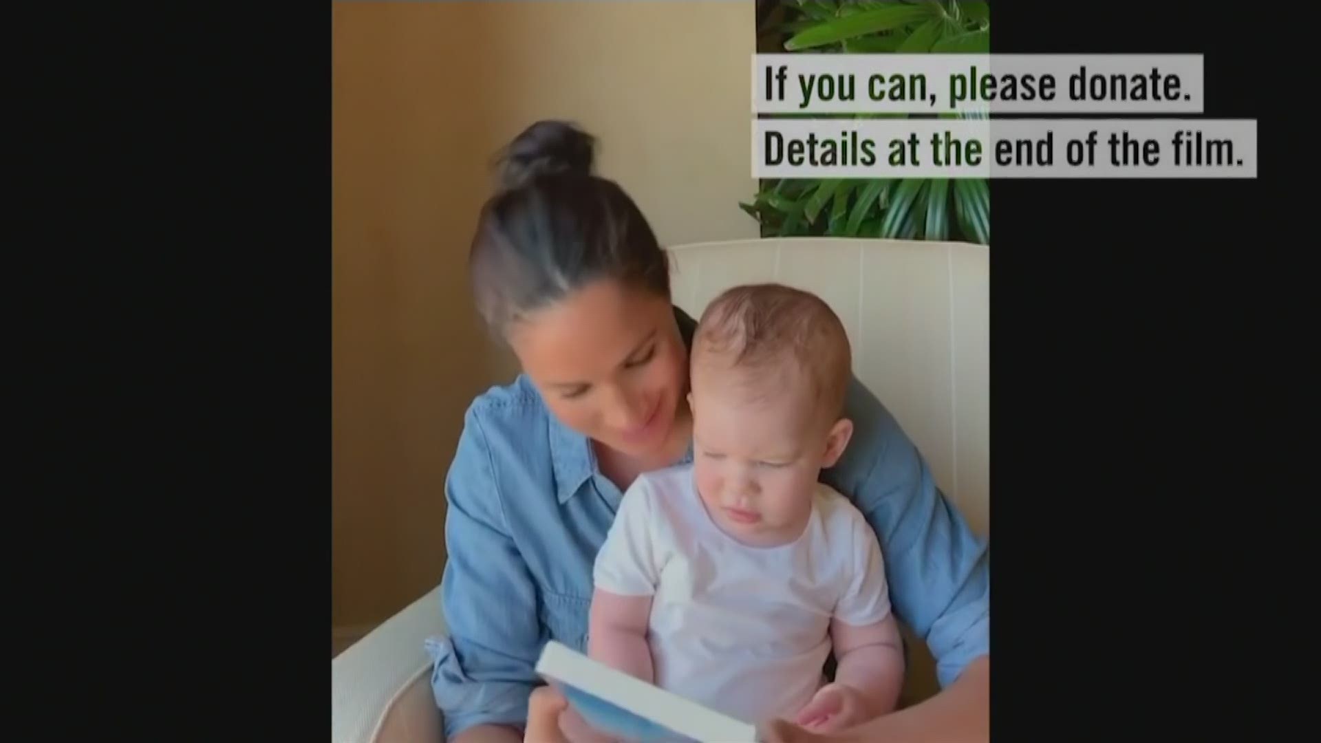 The video of Meghan reading 'Duck! Rabbit!' to Archie is part of #SAVEWITHSTORIES, aimed at helping children impacted by the coronavirus in the US and worldwide.