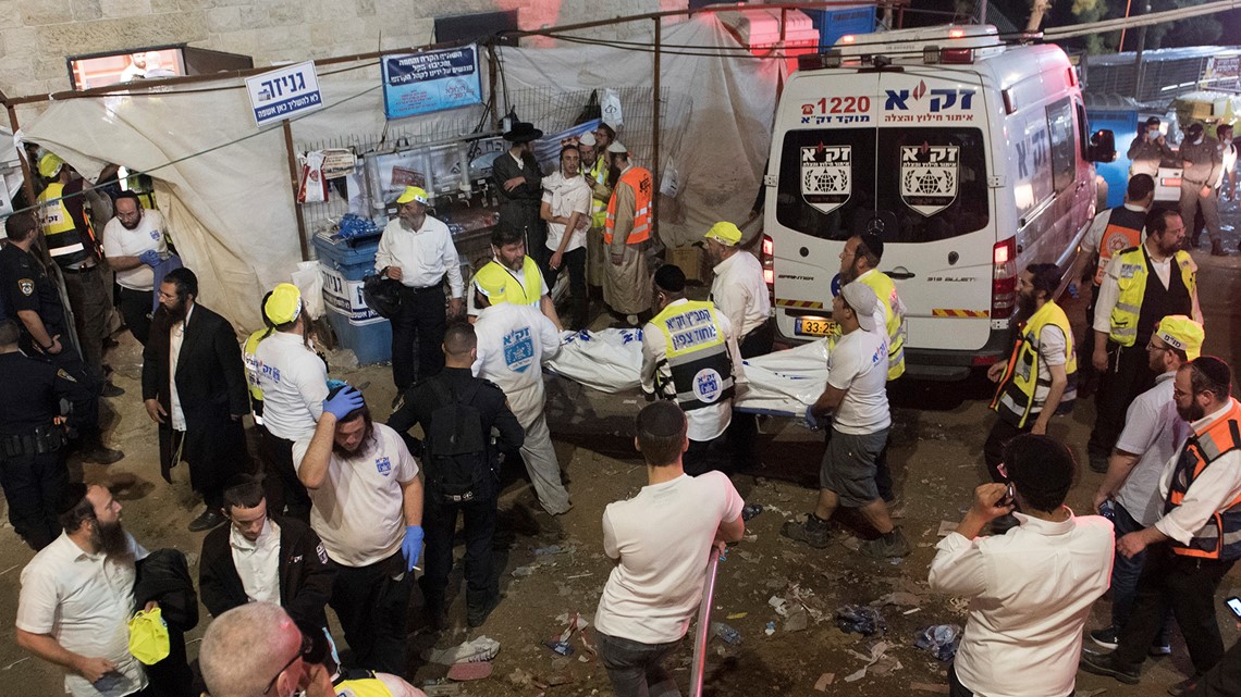 Stampede at Mount Meron Israel festival leaves dozens dead - Vimarsana News