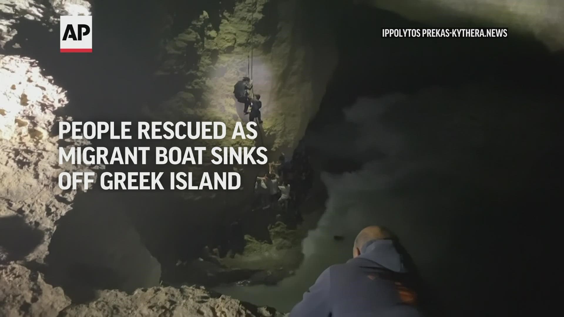 The vessels went down hundreds of miles apart, in one case prompting a dramatic overnight rescue effort to pull shipwrecked migrants up steep cliffs to safety.