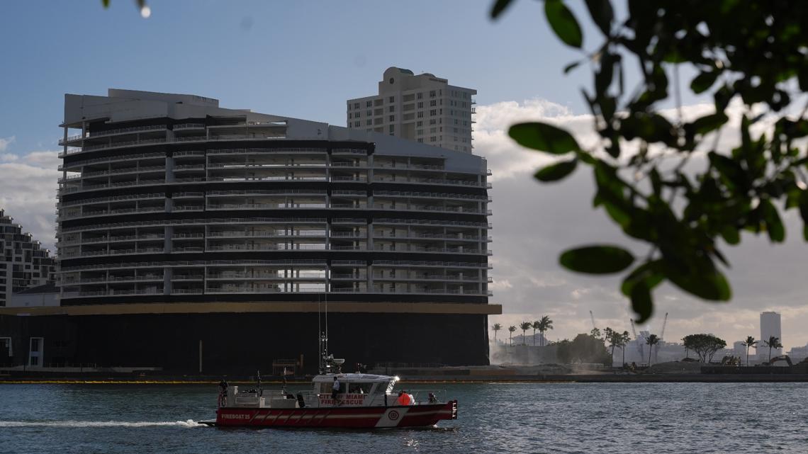 Going, going, gone: 23-story hotel in Miami demolished in seconds