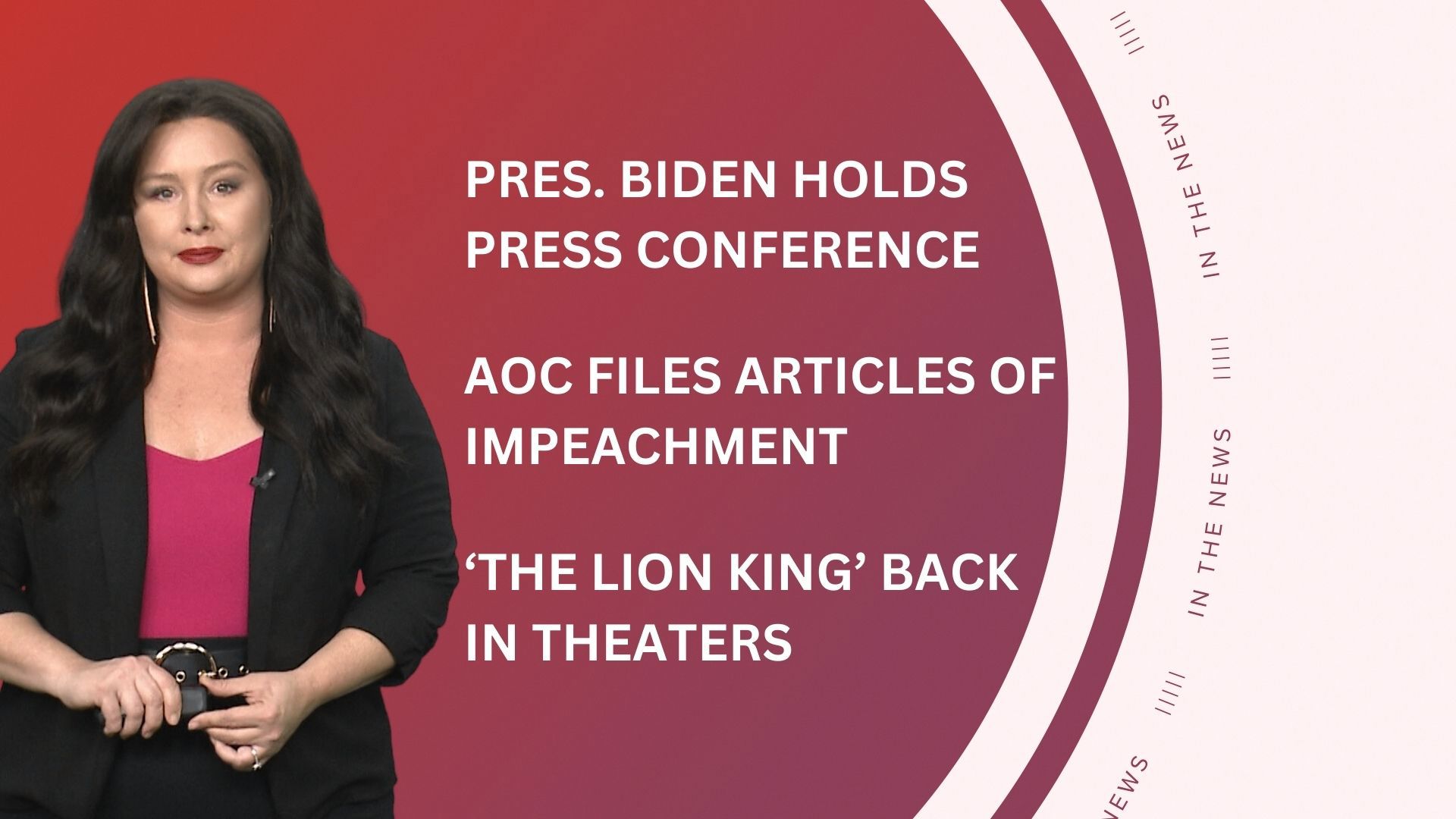 A look at what is happening in the news from Pres. Biden answers questions at press conference to AOC files articles of impeachment against two justices and more.