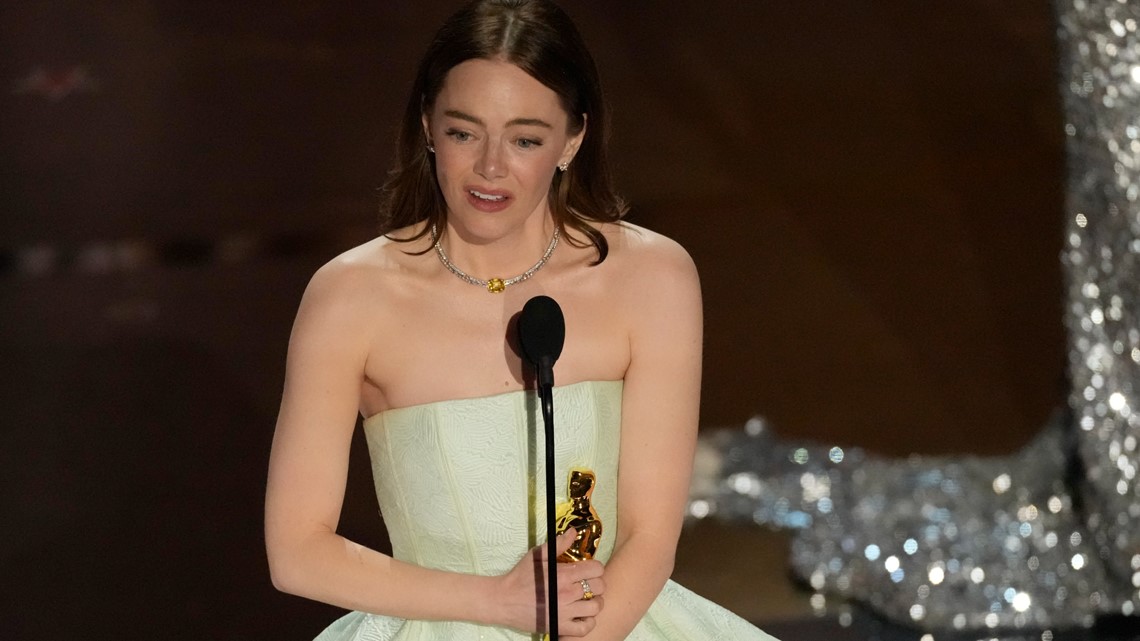 Oscars: Emma Stone wins best actress for 'Poor Things' | 13newsnow.com