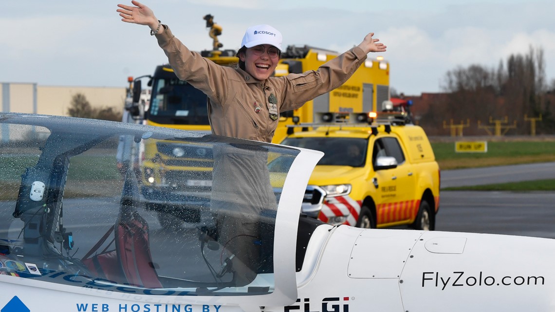 New world record: Youngest woman to fly solo around the world - Vimarsana News