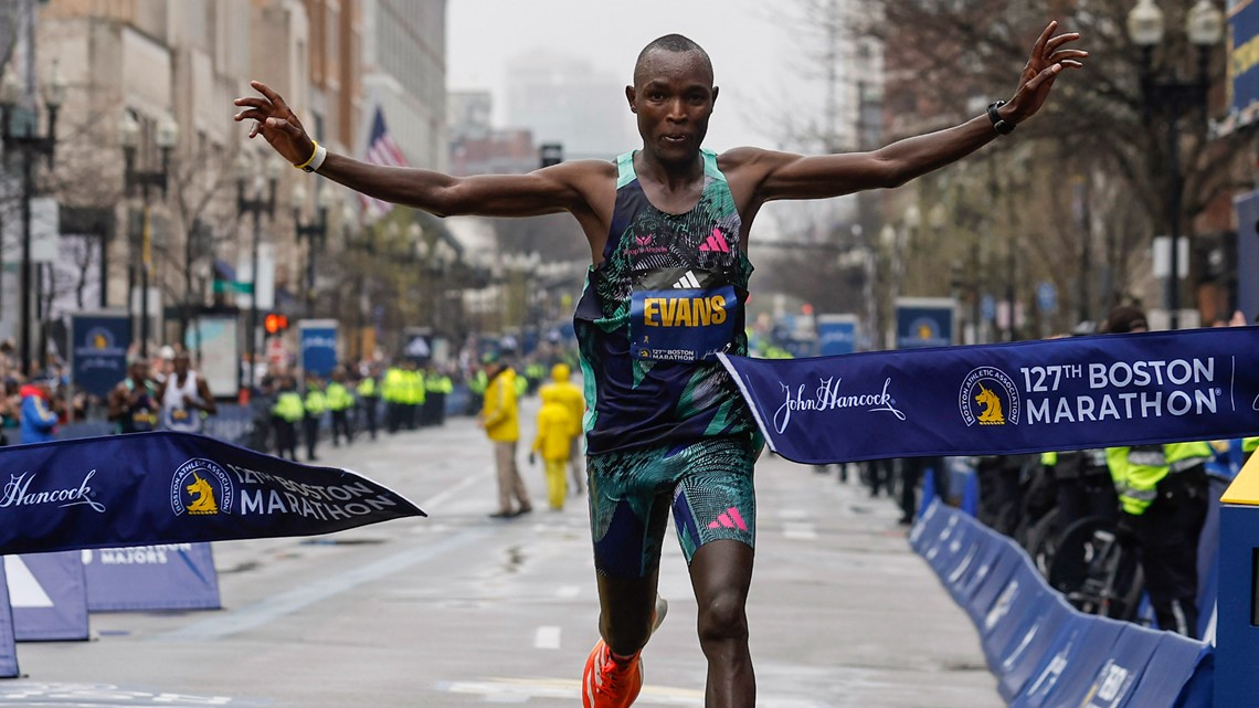 Kenyans sweep Boston Marathon but Eliud Kipchoge misses out on