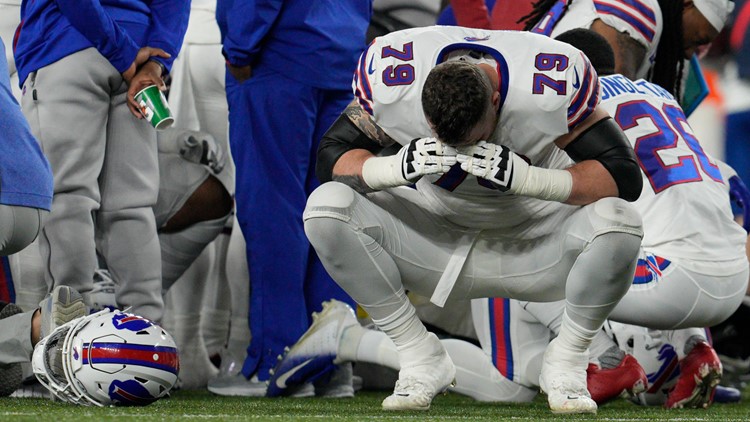 Damar Hamlin's on-field collapse: The scene and the Bills' immediate  reaction to it - The Athletic