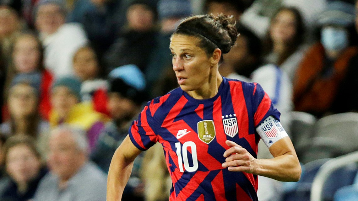 Carli Lloyd announces she will retire at the end of 2021