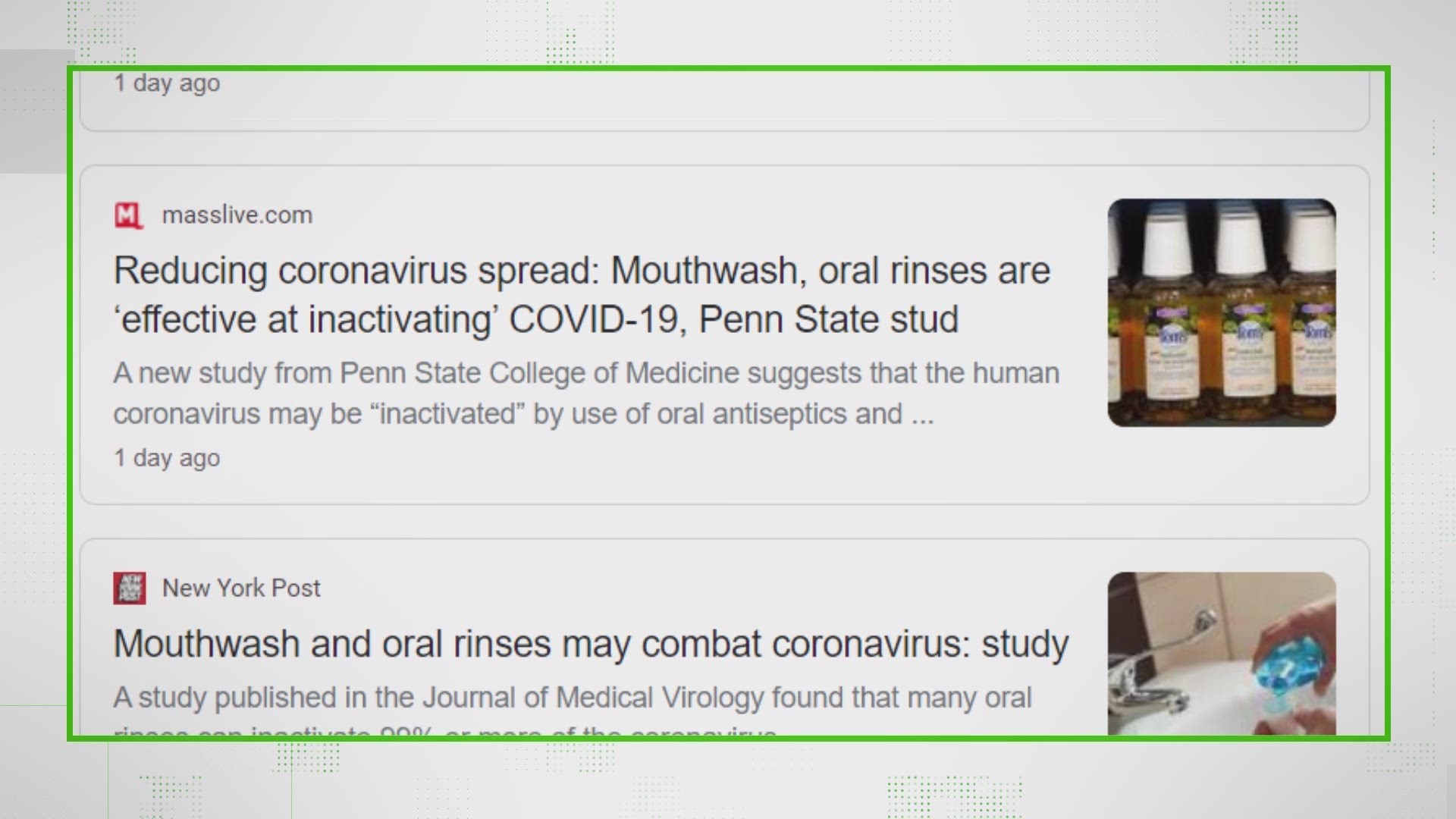 A study found mouthwash may inactivate coronaviruses in your mouth and sinuses, but this doesn't replace the need for masks or social distancing.