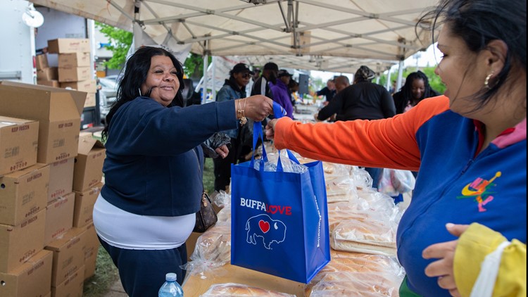 Bills, Sabres Choose Love shirts on sale to raise money for survivors of  Tops shooting