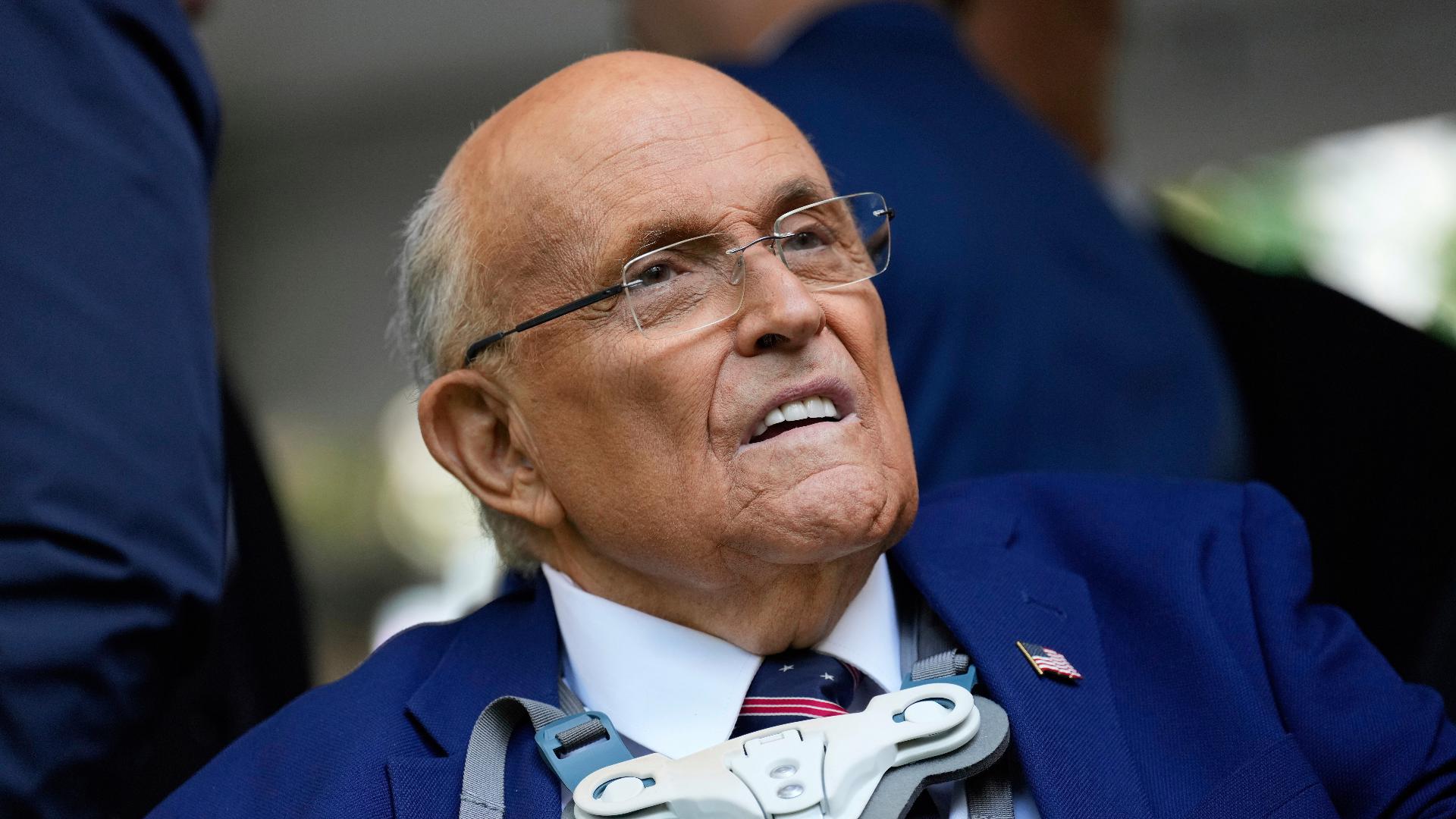 World Rudy Rudy Giuliani is breathing on his own while hospitalized with pneumonia ...