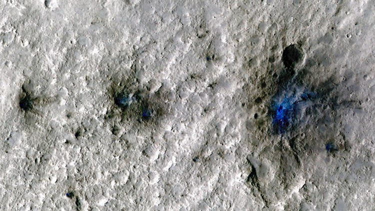 NASA Mars lander captures strikes by 4 incoming space rocks