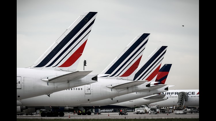 Air France's stock sinks as govt warns about its survival Air France's stock sinks as govt warns about its survival