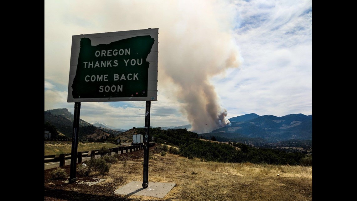 Klamathon Fire grows near California, Oregon border