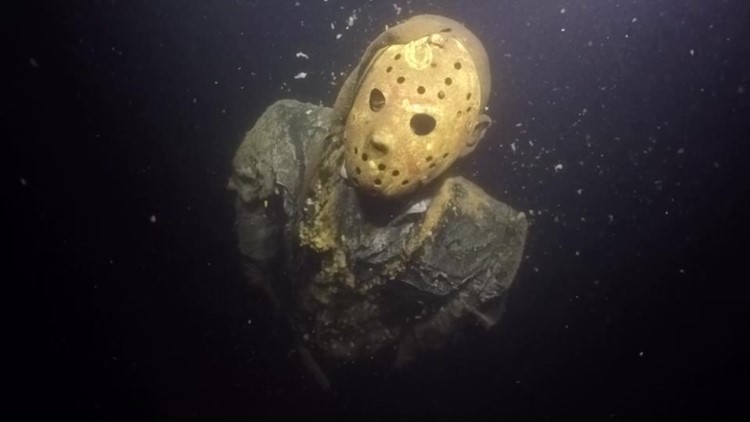 Happy Friday the 13th: 10 years later, Jason Voorhees statue still chained to the bottom of mine pit