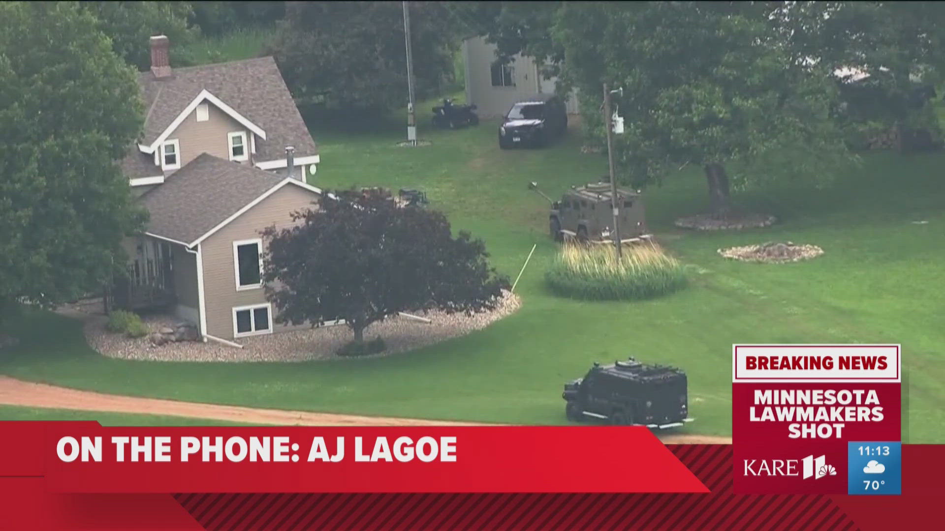 KARE 11's AJ Lagoe reports that law enforcement was led to the area after a neighbor spotted Boelter on a trail camera. 