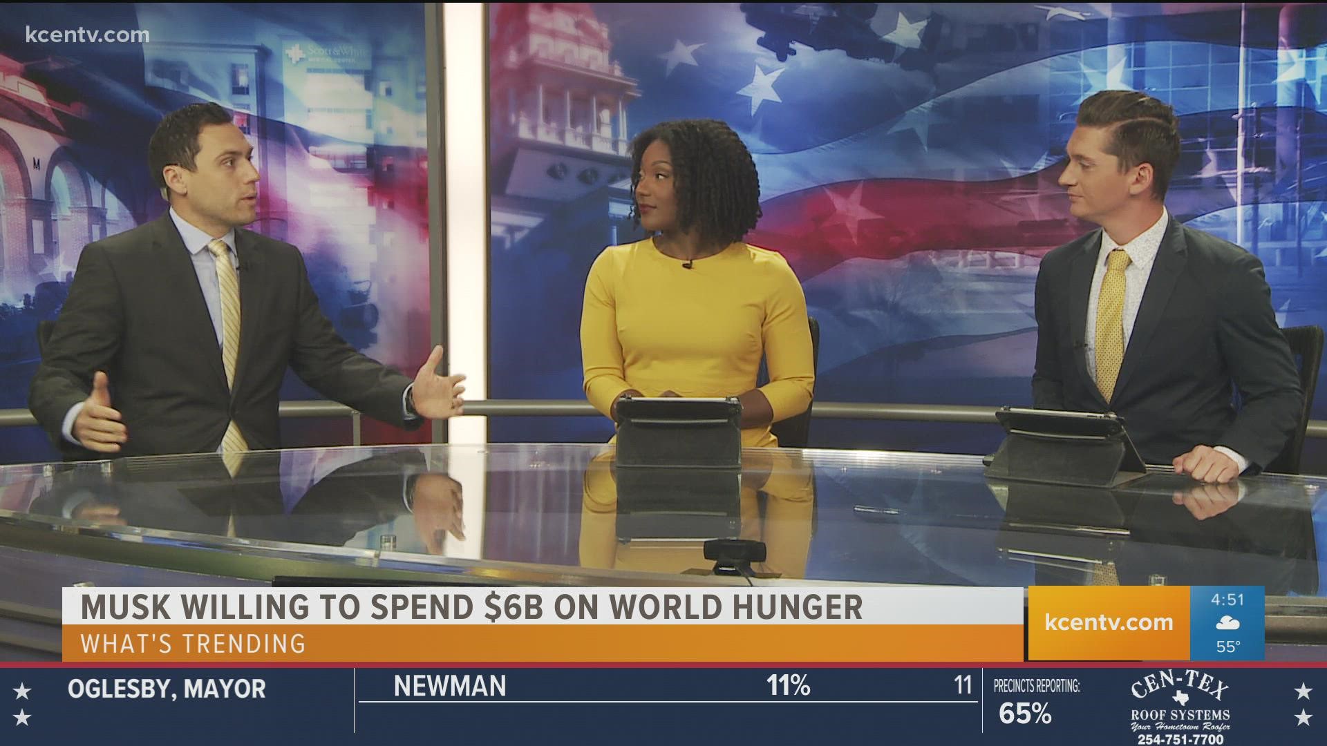 Elon Musk says he is willing to give the UN $6 Billion if they can prove how the money can end world hunger. Texas Today with more.