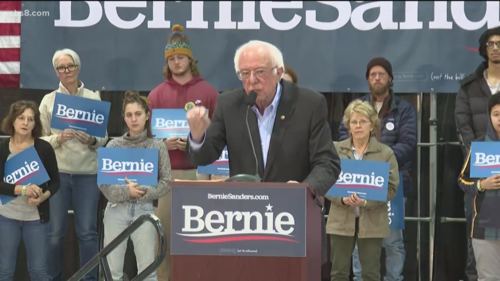 Among the biggest supporters for Bernie Sanders are young voters. News 8's Steve Price reports why Sanders is so popular with younger voters.