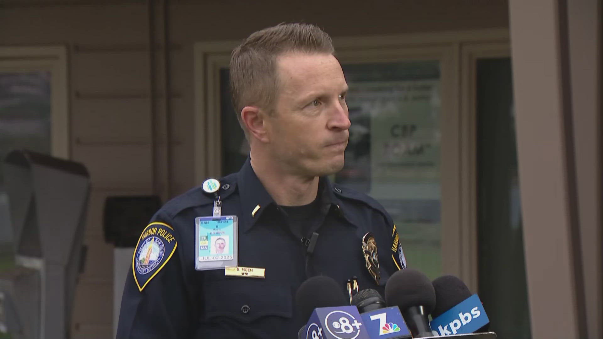 San Diego Fire Department said a military plane crashed into the San Diego Bay off of Shelter Island. The call to the fire department came in at 10:15 am.