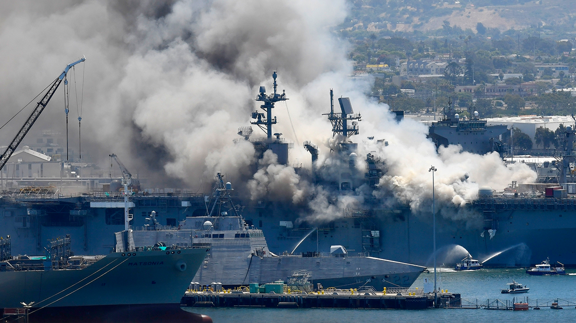 Sailor Accused In Navy Ship Fire Due In Court