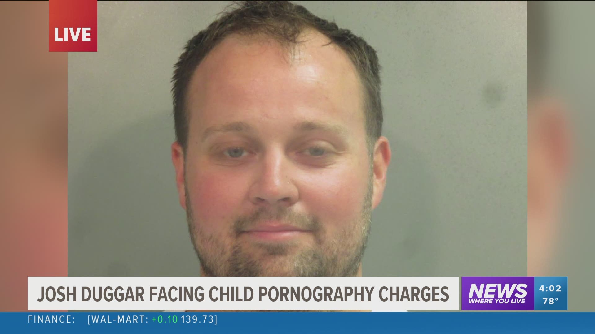 Josh Duggar is facing two charges of possessing child porn.