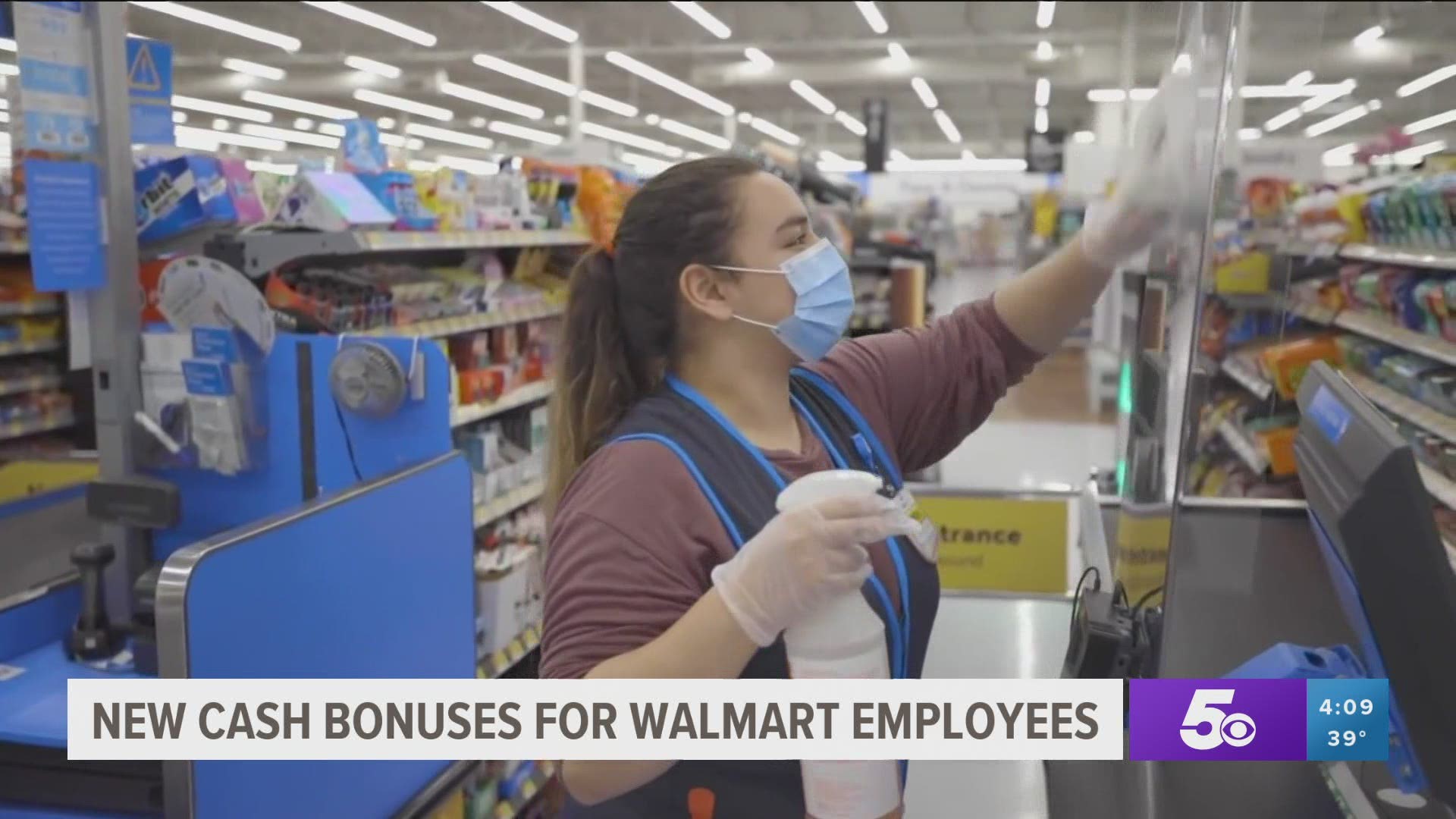 New cash bonuses for Walmart employees
