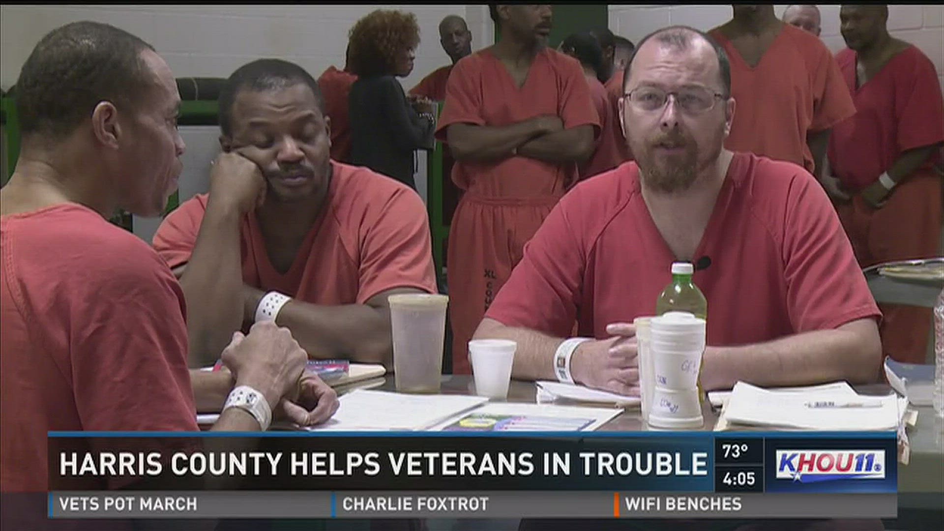 The Harris County Sheriff's Office launched a program called "Stars and Stripes" in 2014, a program geared towards military veterans locked up in the county's jail.