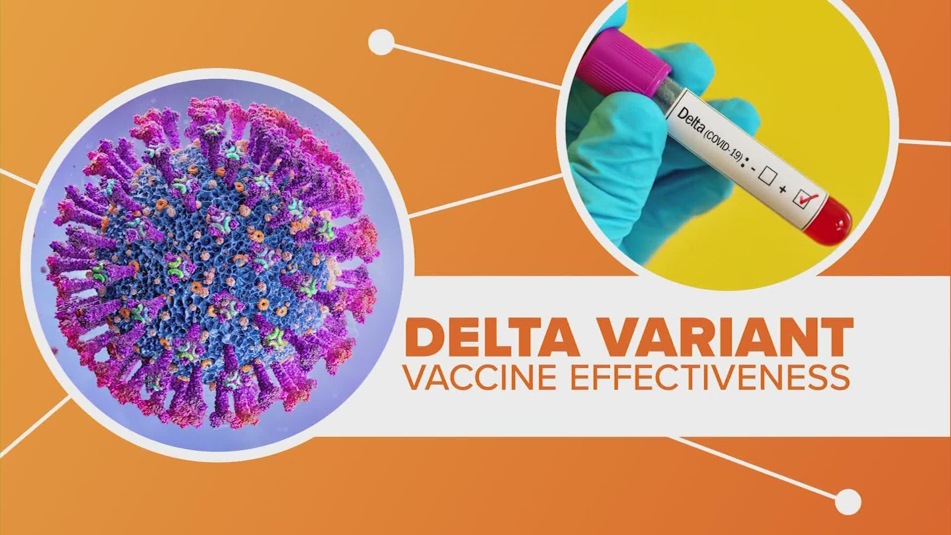 New research suggests Moderna vaccine performs better against the delta COVID-19 variant.