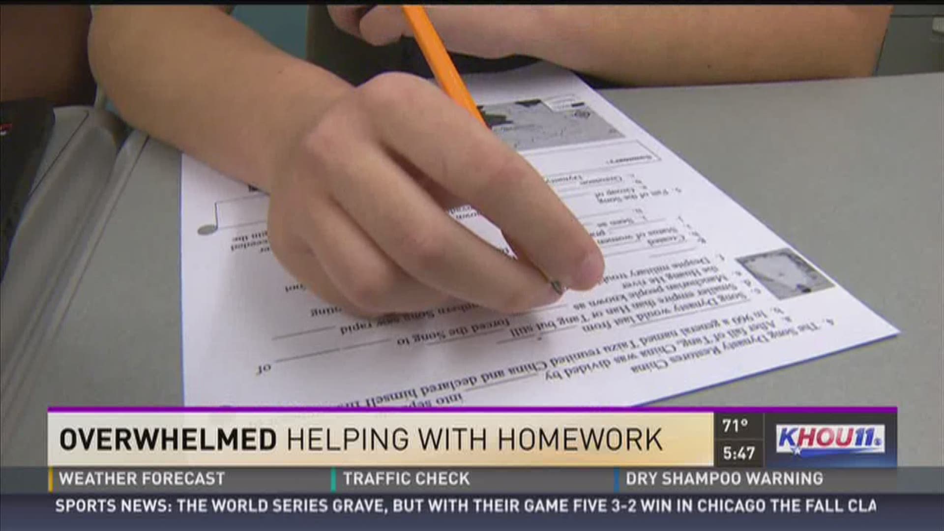Overwhelmed How To Help Your Children With Homework 13newsnow Com