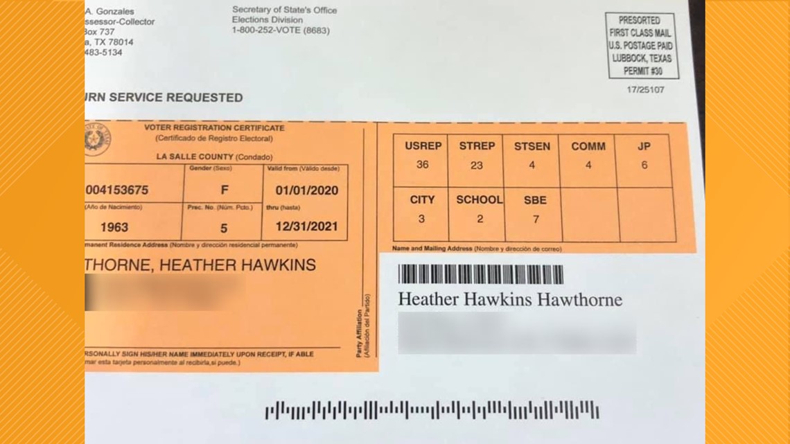 Chambers County Voters Receive Registration Cards With Wrong County After 7k Vendor Misprint 13newsnow Com