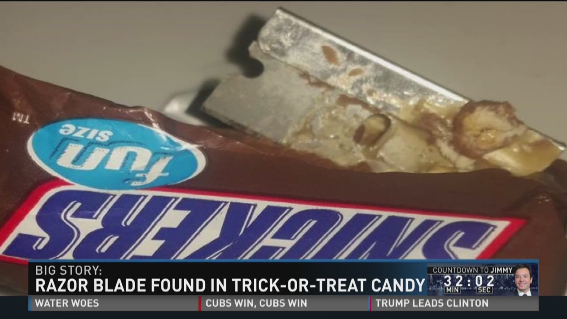 Razor Blade Found In Trick Or Treat Candy 8287