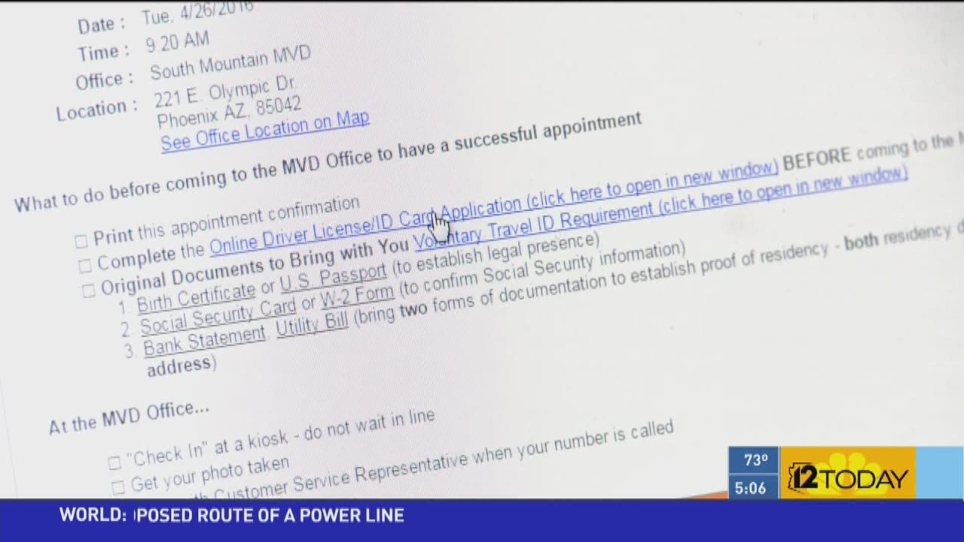 Arizona residents musy update to a voluntary travel ID, also known as a Real ID.