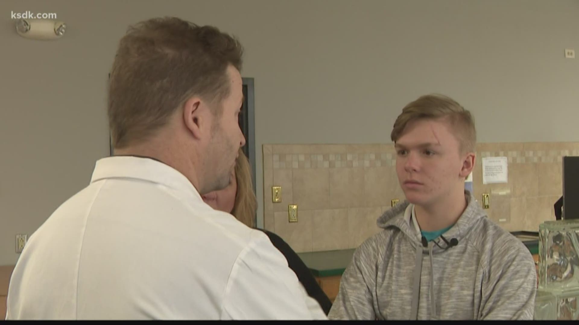 A boy stabbed in August had a 1% chance to survive. On Wednesday he met the team that helped him beat the odds.