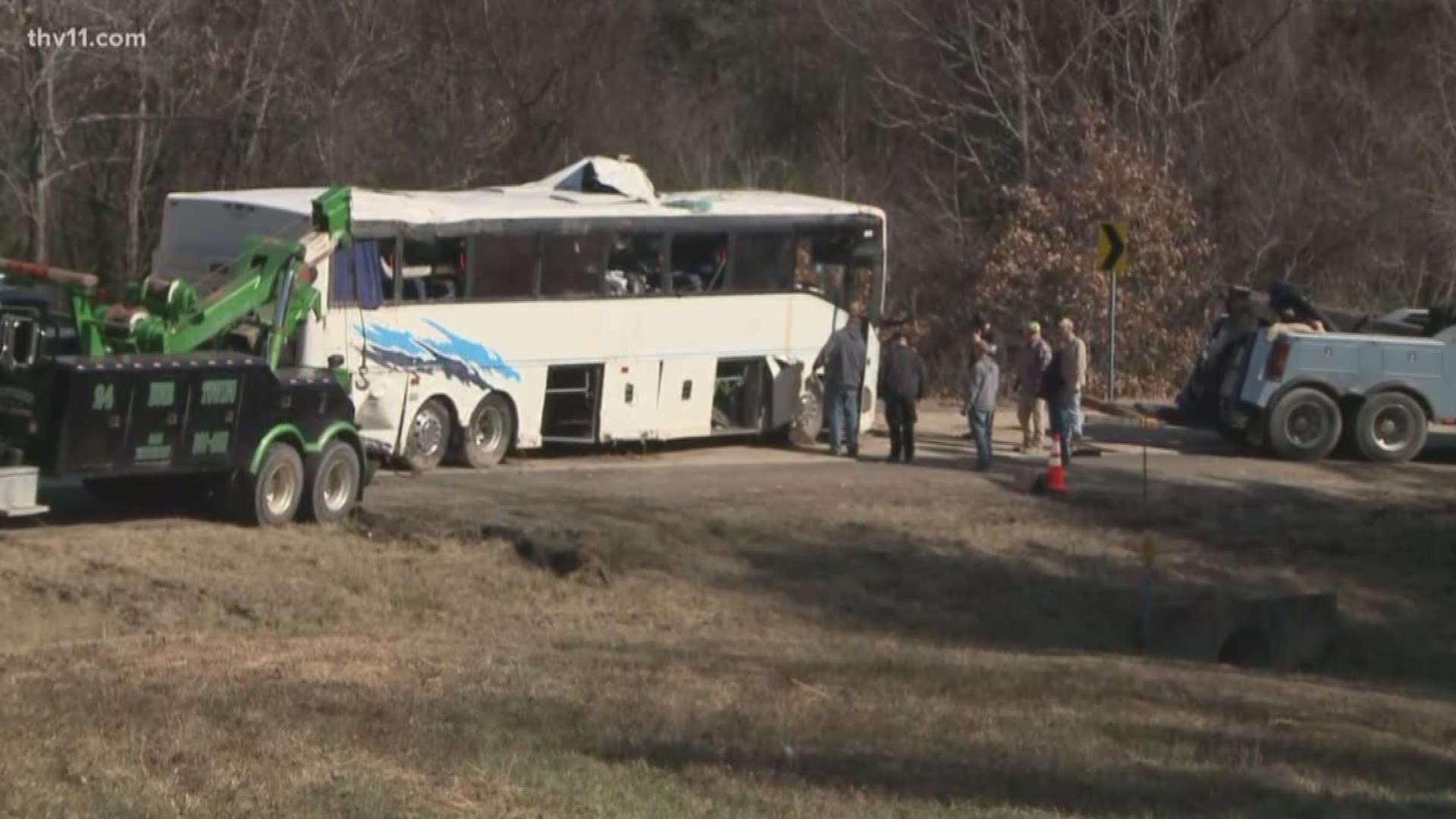Bus carrying youth football team crashes, killing 1 child and injuring