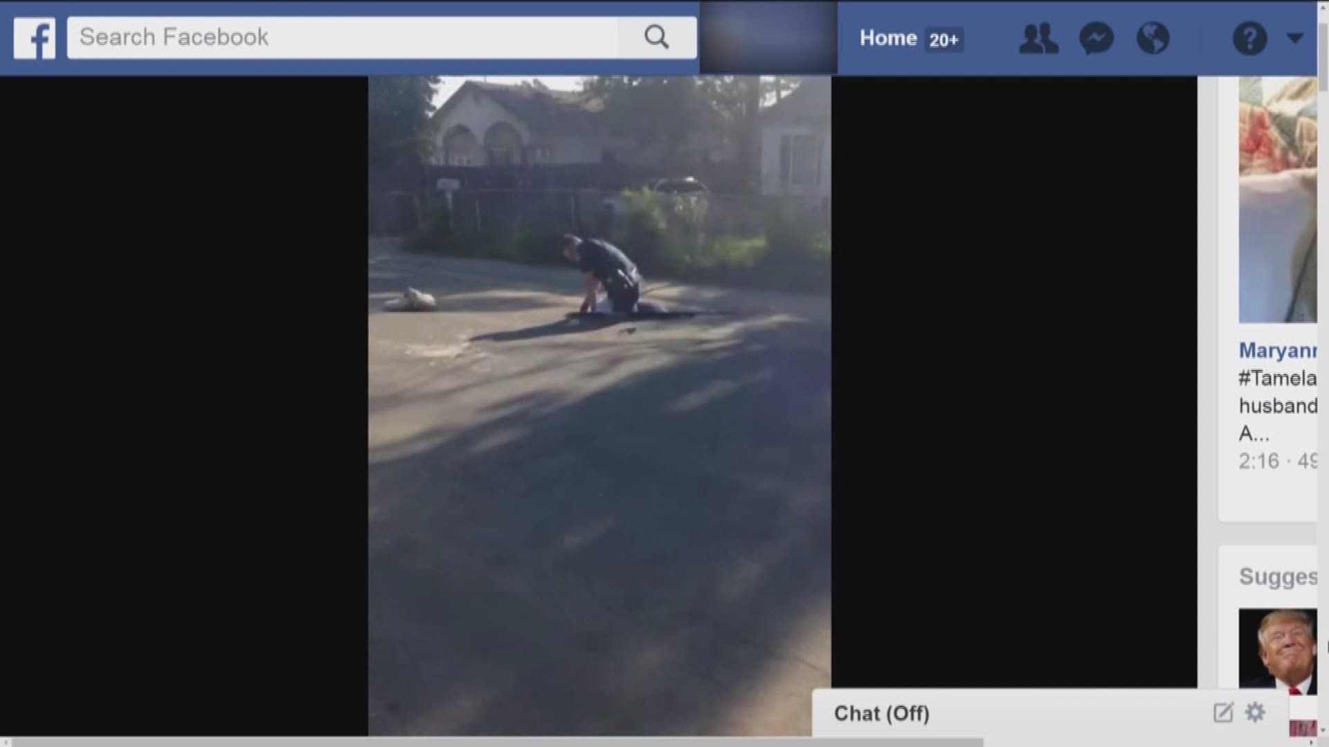The Sacramento Police Office is saying an officers conduct with handling someone for allegedly jaywalking is "unacceptable."