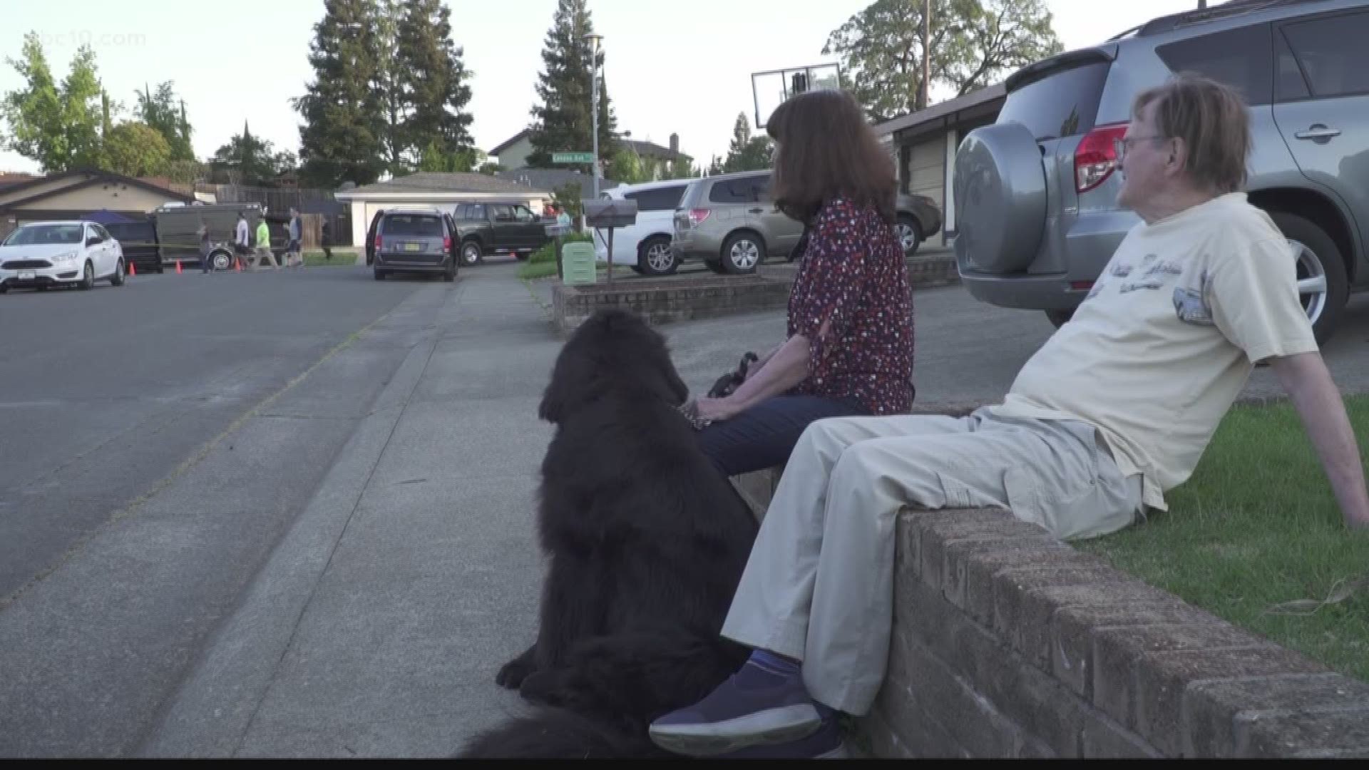 Neighbors discussed the police activity near the alleged Golden State Killer's home in Citrus Heights Thursday night.