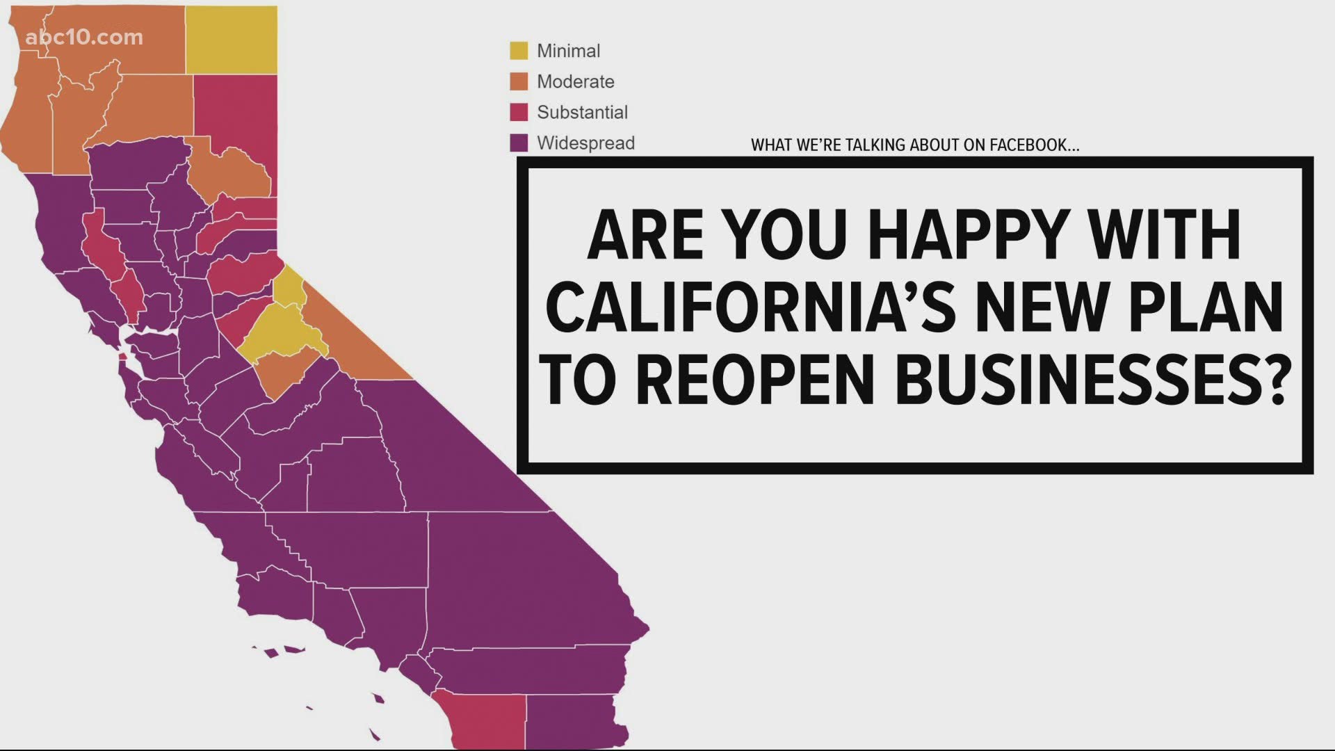 California Launches Color Coded Coronavirus Plan Some Business Allowed To Reopen 13newsnow Com