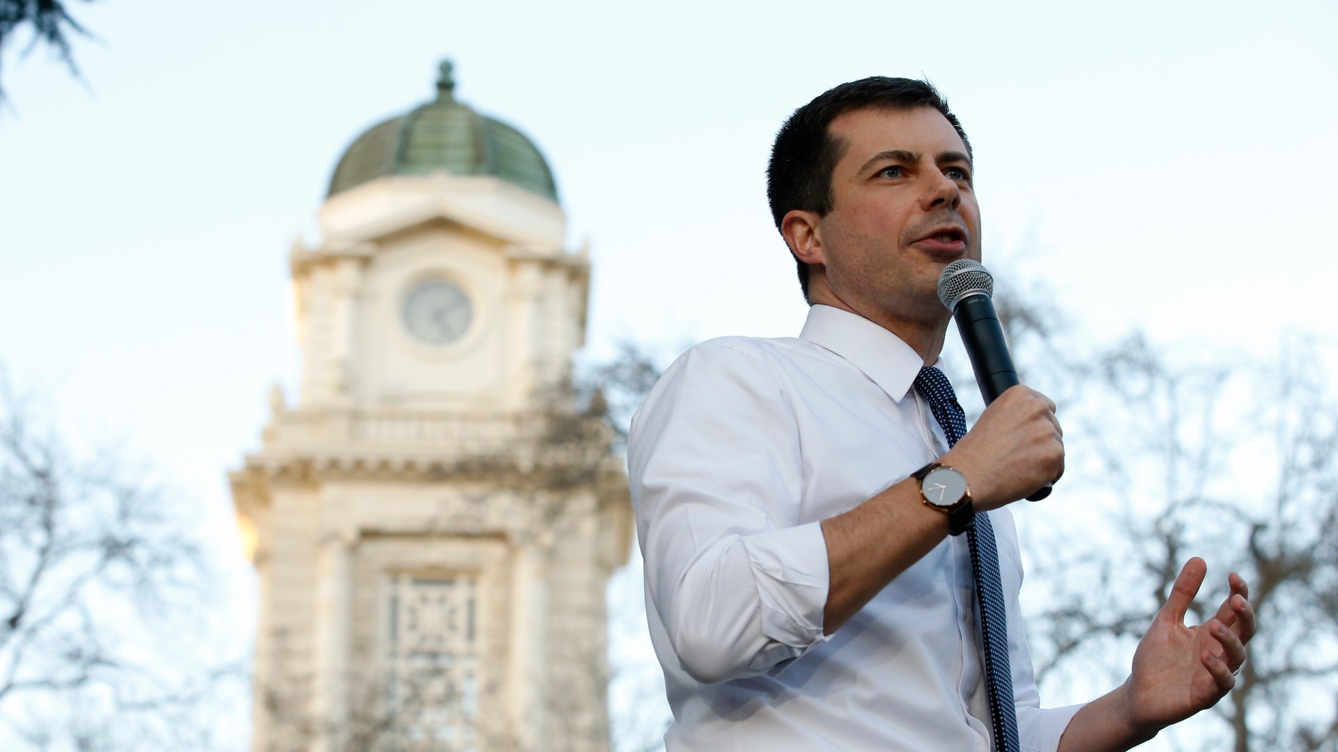 After his event, former South Bend Mayor Pete Buttigieg spoke with ABC10 about one of the top issues for Democrats this November: Beating President Donald Trump.
