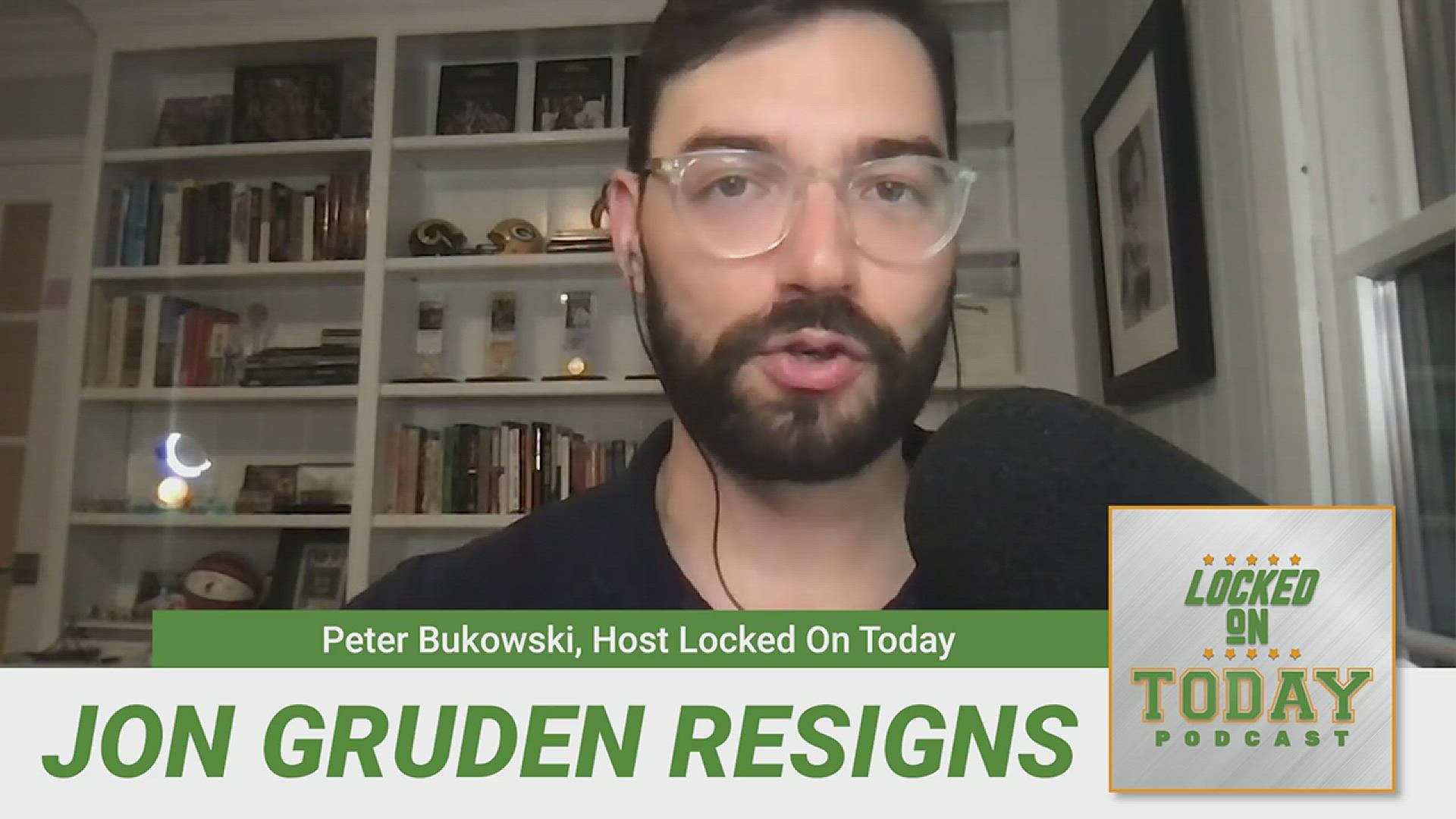 Peter Bukowski (Locked On Today & Locked On Packers) is joined by YourBoyQ (Locked On Raiders) to discuss Jon Gruden's sudden resignation from the Las Vegas Raiders.
