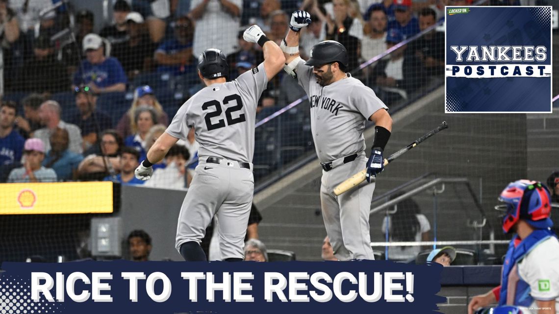 Liam Rice Bomb YANKEES POSTCAST: Rice BOMB leads Yanks past Jays | 13newsnow.com