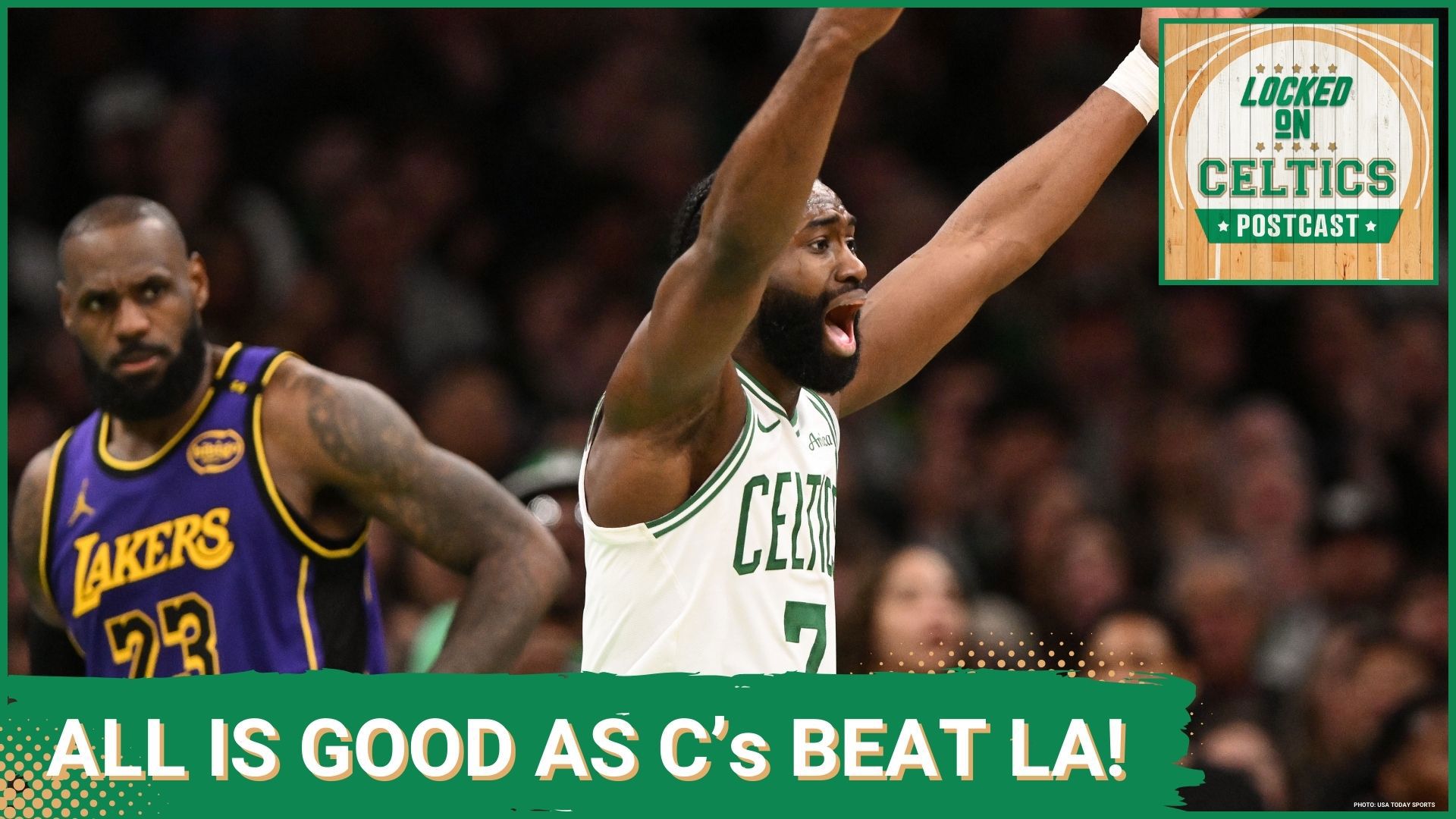 Jayson Tatum Scores 40 for Celtics In Win over LeBron, Luka & Lakers