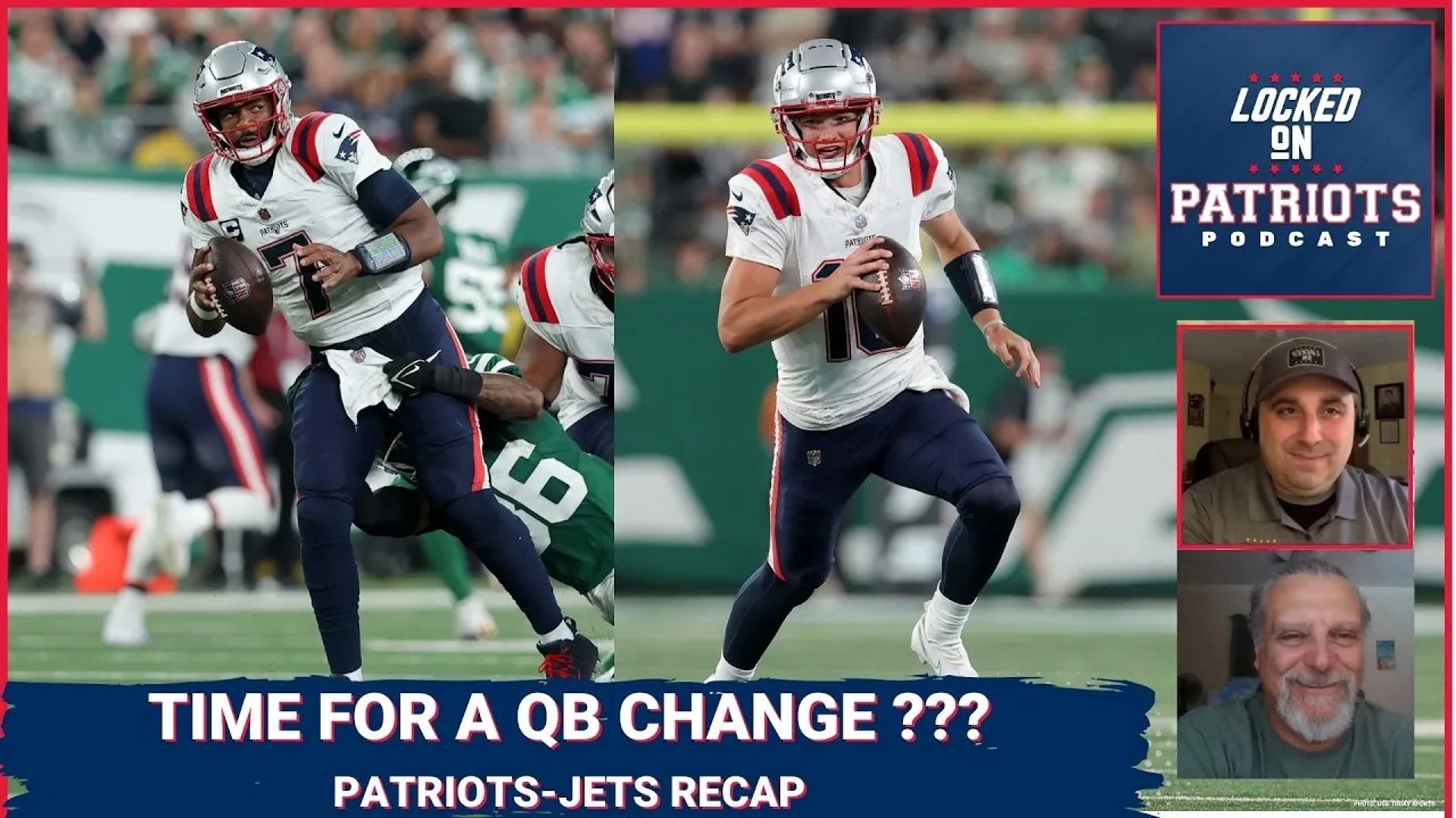 New England Patriots, New York Jets Recap Jacoby Brissett, Drake Maye